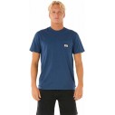 Camisa Rip Curl SURF PARADISE BADGE TEE Blue