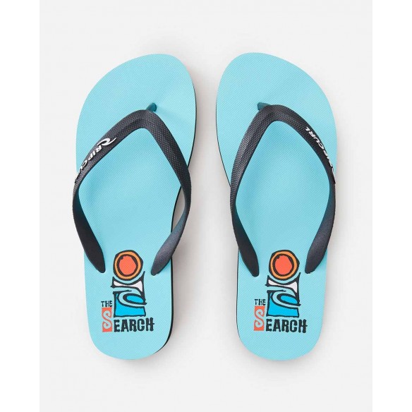 Rip Curl flip flops Bloom Light Blue