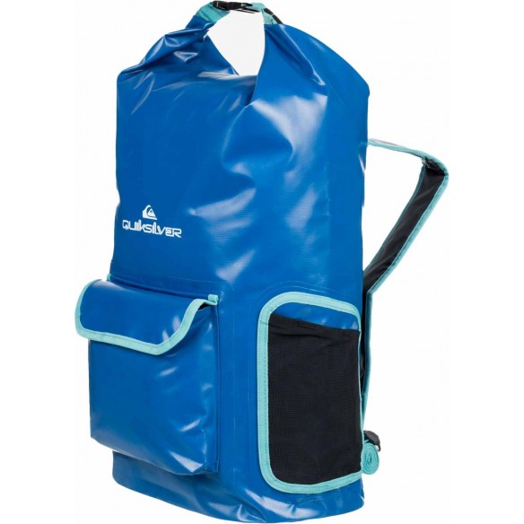 waterproof backpack quiksilver sea stash Monaco Blue 22L