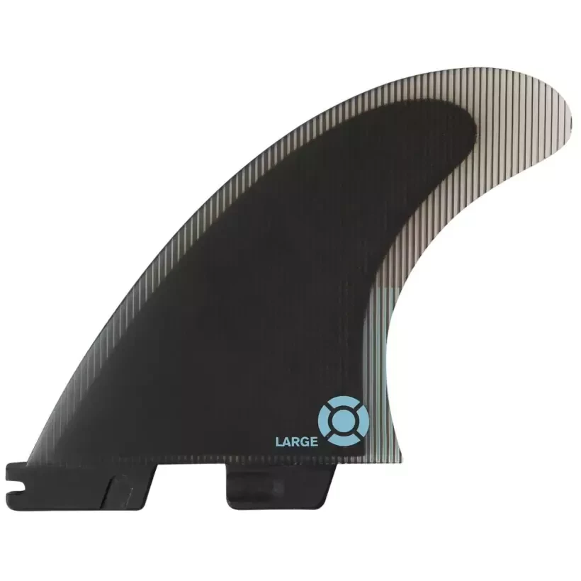 FCSII Performer Quad Rear PC Fins Tranquil Blue
