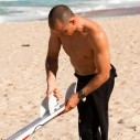 Dérives de surf FCS II Julian Wilson AirCore White/White
