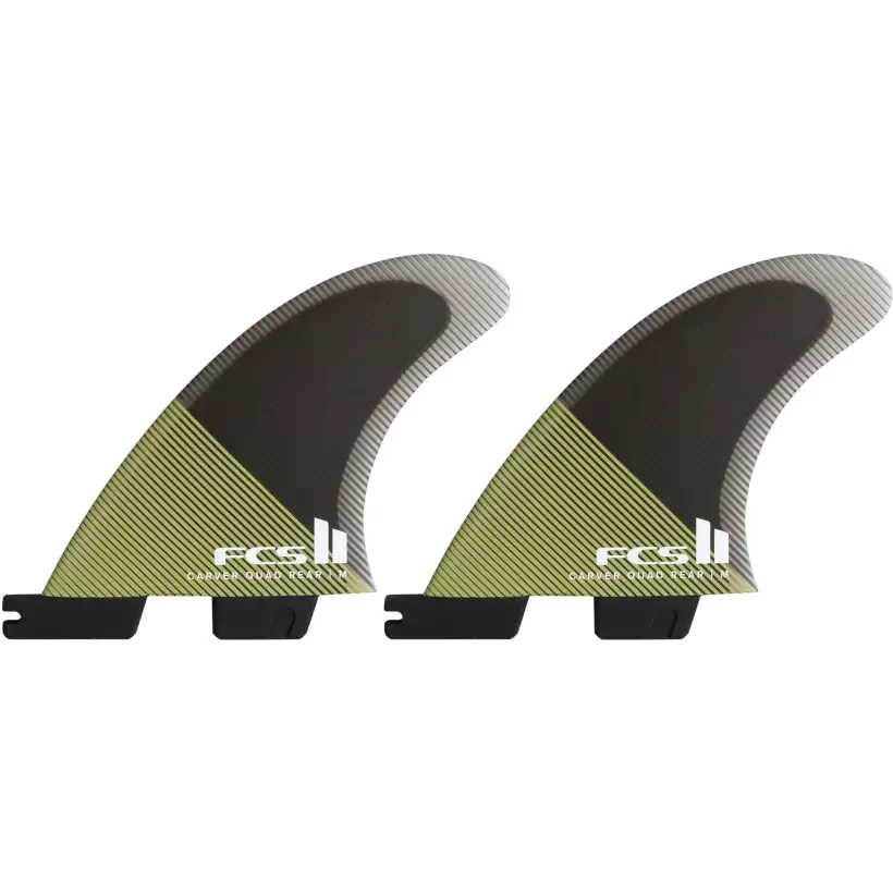 Quilhas surf FCSII Carver quad rear PC
