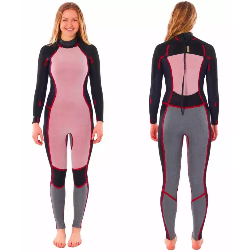 Fato Surf Rip Curl Dawn Patrol 4/3mm Womens BZ Blue/Multi