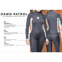 Muta surf Rip Curl Dawn Patrol 3/2mm Womens BZ Blue/Red