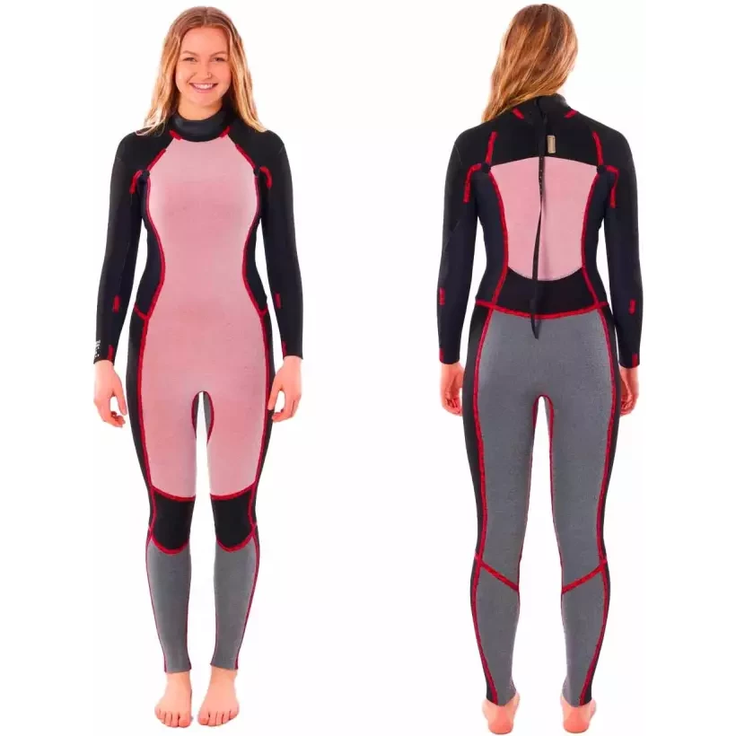 Rip Curl 3/2mm Dawn Patrol Women Wetsuit BZ Blue/Red