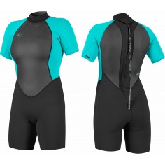 O´Neill Reactor 2mm Wetsuit Womens Black/Light Aqua