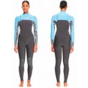 Fato de neoprene Roxy Swell Series 3/2mm CZ Jet/Boy Blue