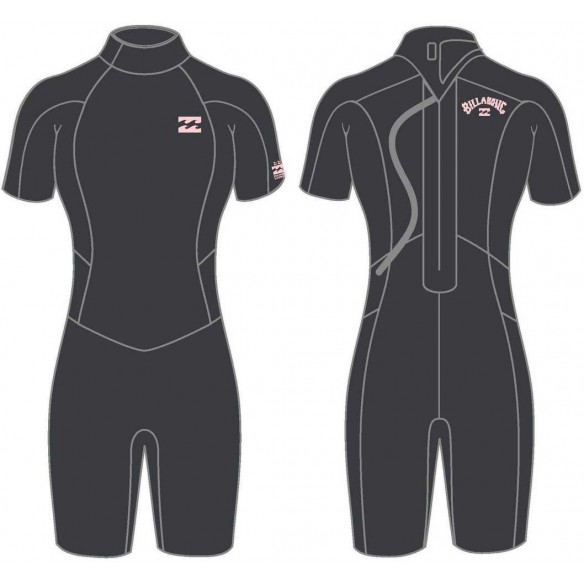 Fato Shorty Billabong Launch Graphite