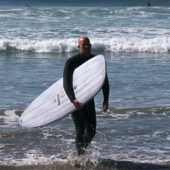 Prancha de surf longboard Firewire TJ pro Round Volcanic