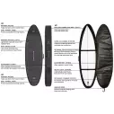 Housse de surf Ocean & Earth HYPA Triple compact Shortboard Black