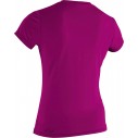 Tee-Shirt UV  O´Neill Womens Basic Skins Pink