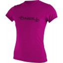 T-Shirt UV Womens ONeill Basic Skin Pink
