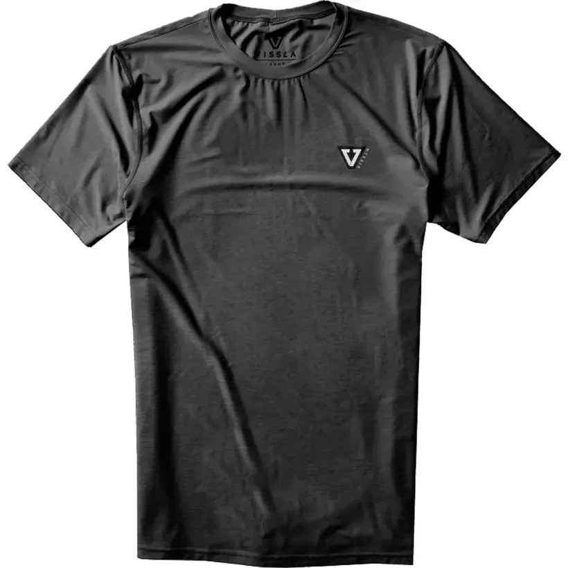 UV Tee Shirt Vissla Twisted SS Black