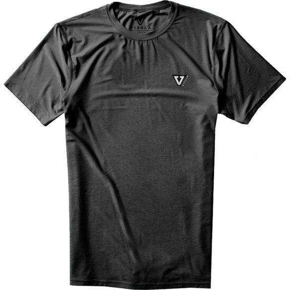 T-shirt UV Vissla Twisted SS Black