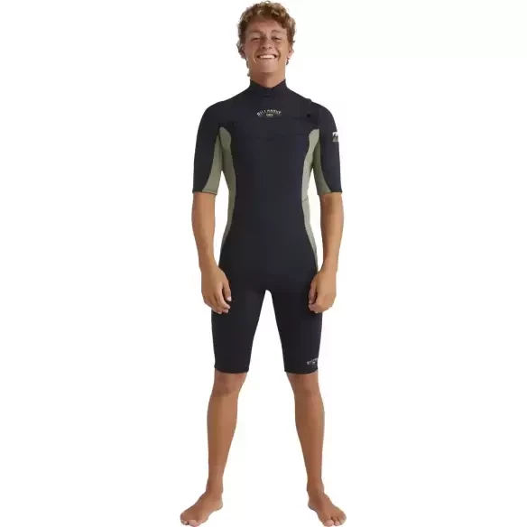 Fato Surf Billabong Absolute Natural 2/2mm CZ Flat Lock