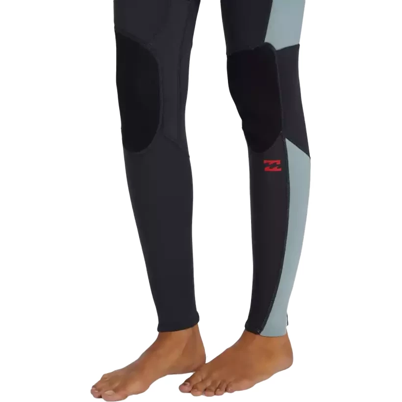 Fato Surf Billabong Foil women 3/2mm BZ Flat Lock Washed Black
