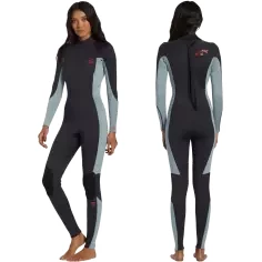 Pak wetsuit Billabong Foil women 3/2mm BZ Flat Lock Washed Black