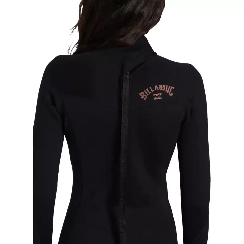 Fato Surf Billabong Foil women 3/2mm BZ Flat Lock Black