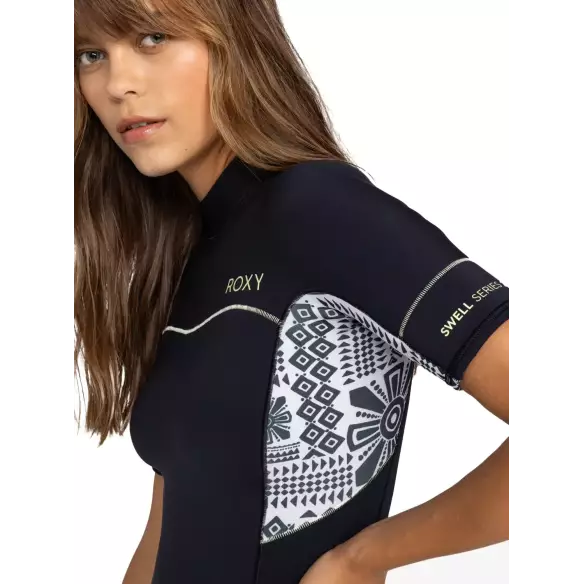 Neopreno Roxy Swell Series 2mm BZ Egret Mo Rockin Vibes