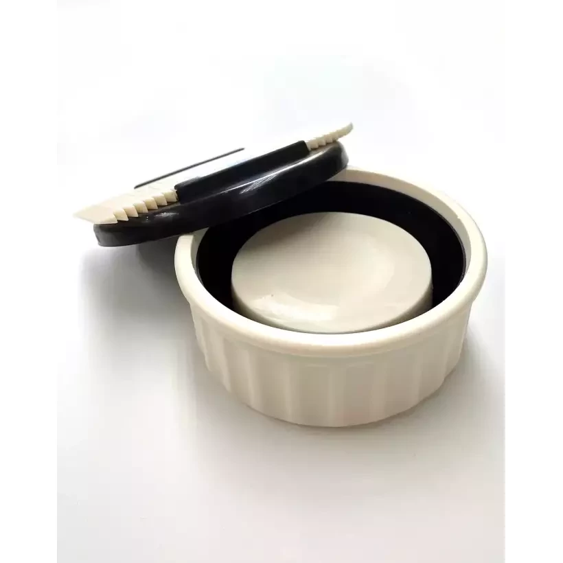Wax box Container+comb White/White