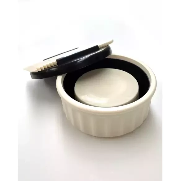Box für paraffin Wax Sex Container+comb White/White