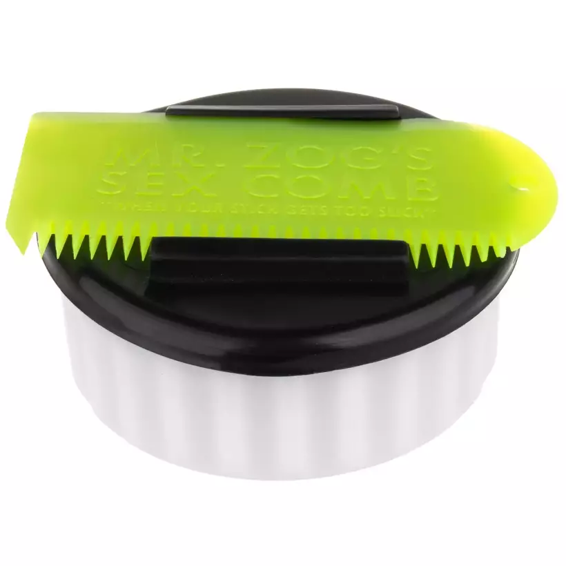 Boite à wax Sex Wax Container+comb White/Yellow