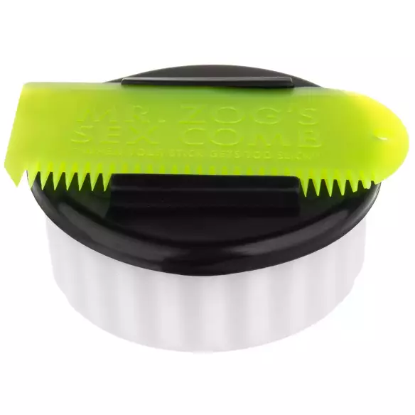 Custodia per paraffina Sex Wax Container+comb White/Yellow