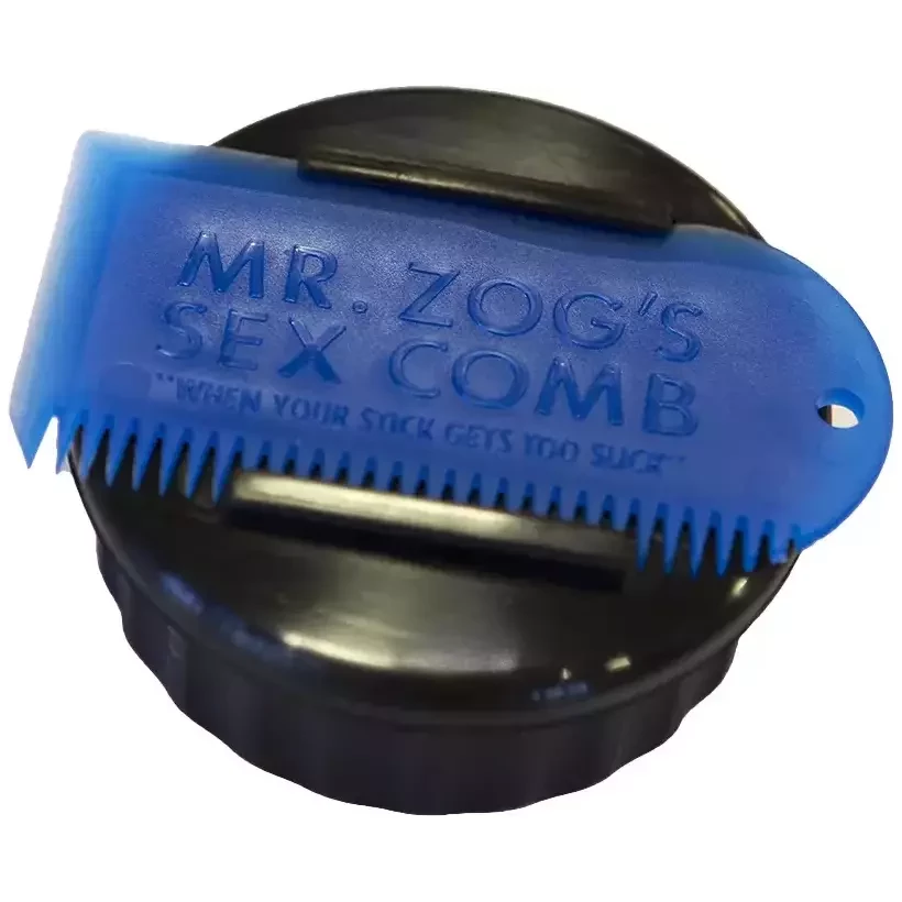 Custodia per paraffina Sex Wax Container+comb Black/Blue