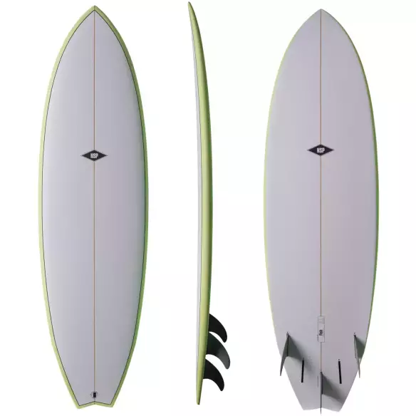 Planche de surf NSP fish Elements Green