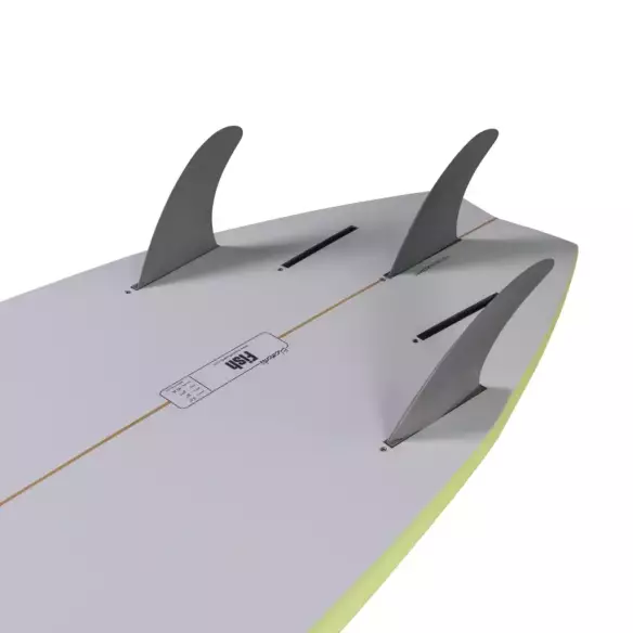 NSP fish Elements Surfboard Green