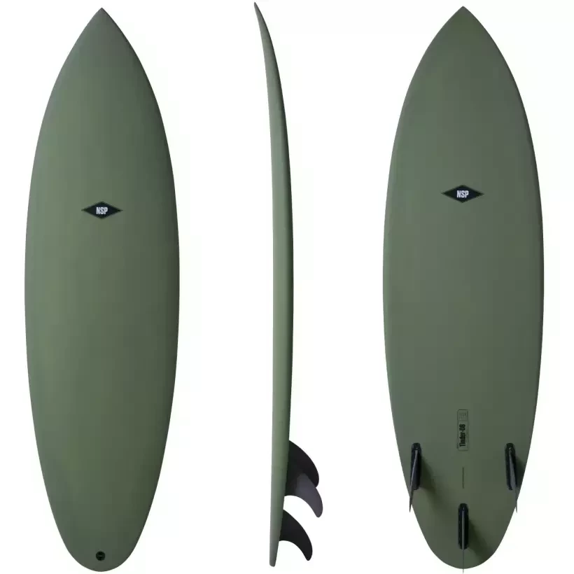 Surfbrett NSP Tinder Protech Olive Tint