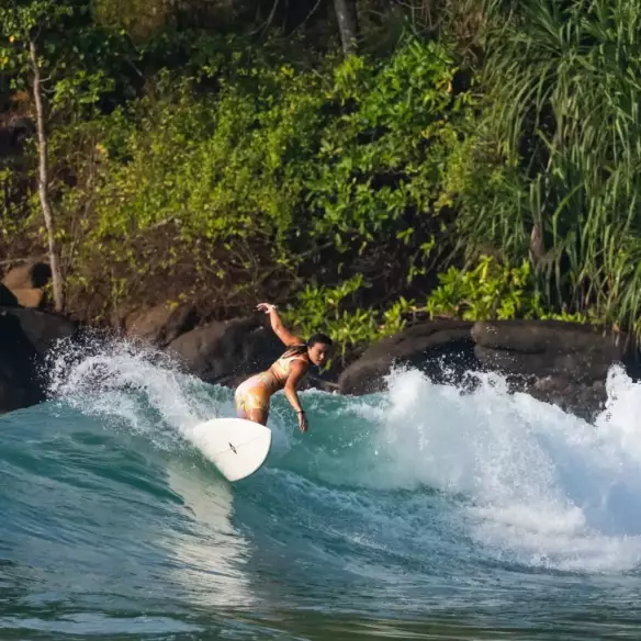 NSP surfboard Double Vision Blue Powder Elements