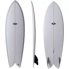 Surfboard NSP Double Vision Blue Powder Elements