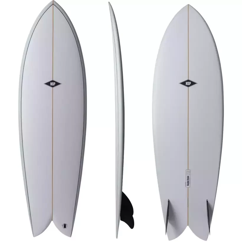 Surfboard NSP Double Vision Blue Powder Elements