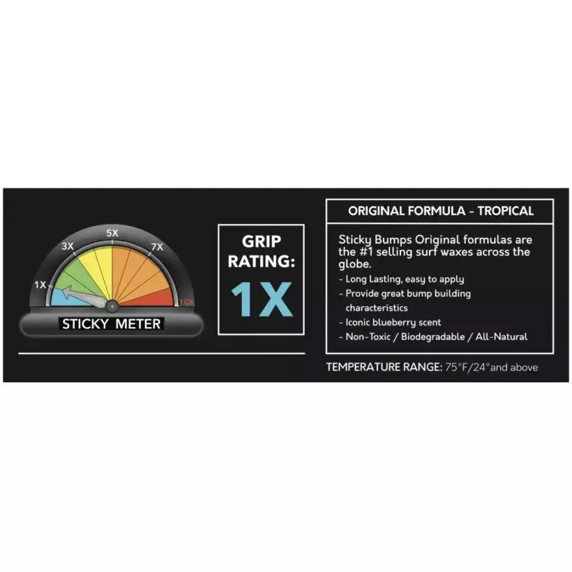 Cera di paraffina Sticky Bumps Original wax Tropical