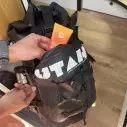 mochila impermeável Utah Travel Black 24L