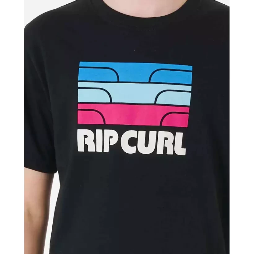 T-Shirt Rip Curl surf revival Mumma Black