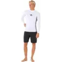 Lycra Rip Curl Waves LS White