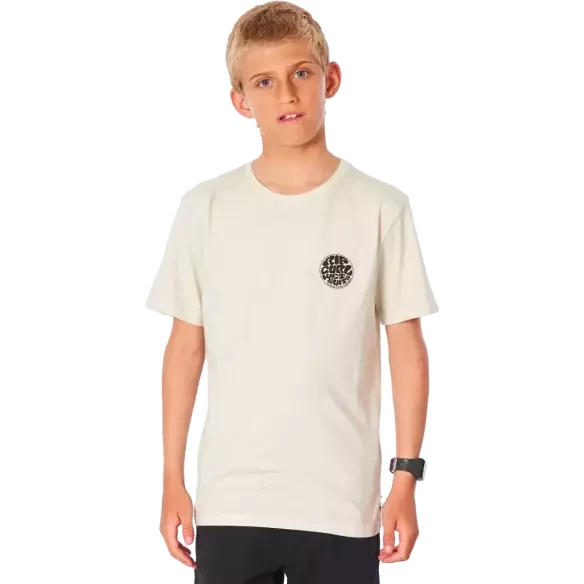 T-Shirt Rip Curl Wettie logo Beige