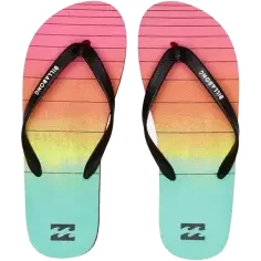 Flip Flops Billabong Tides Print Boy rojo red