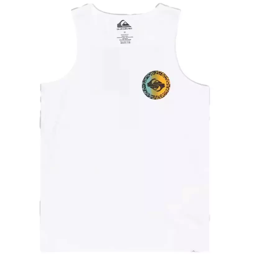 T-shirt quiksilver Long Fade White  Junior