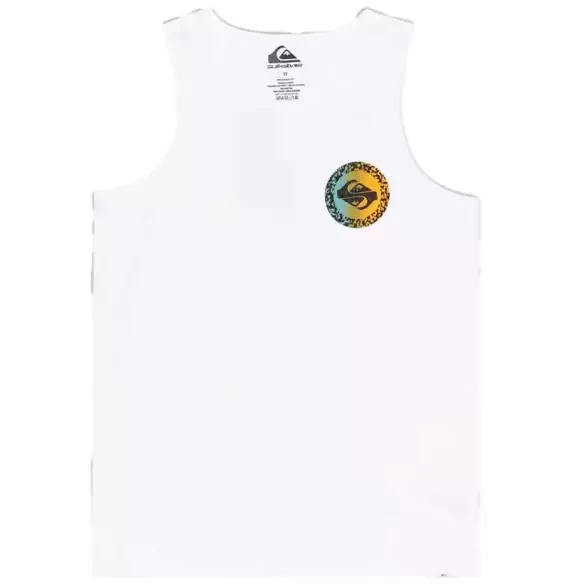 T-shirt quiksilver Long Fade White  Junior
