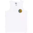 T-shirt quiksilver Long Fade White  Junior