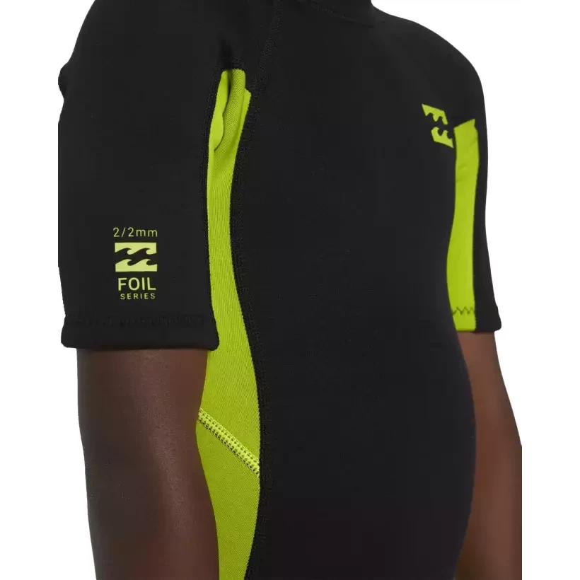 Muta surf Billabong Foil 2/2mm Toddler Fluro Lime