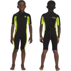 Muta surf Billabong Foil 2/2mm Toddler Fluro Lime
