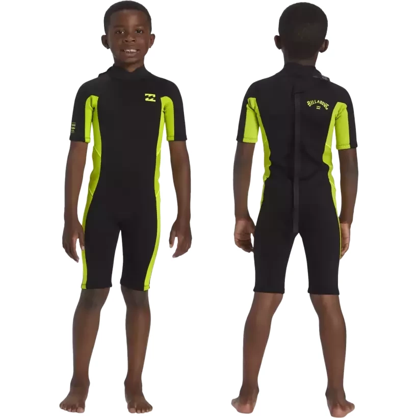 Combinaison Billabong Foil 2/2mm Toddler Fluro Lime