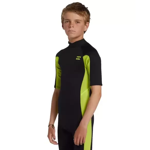 Combinaison Billabong Foil 2/2mm Flat Lock Fluro Lime