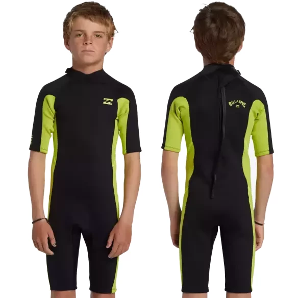 Combinaison Billabong Foil 2/2mm Flat Lock Fluro Lime