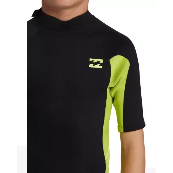 Combinaison Billabong Foil 2/2mm Flat Lock Fluro Lime