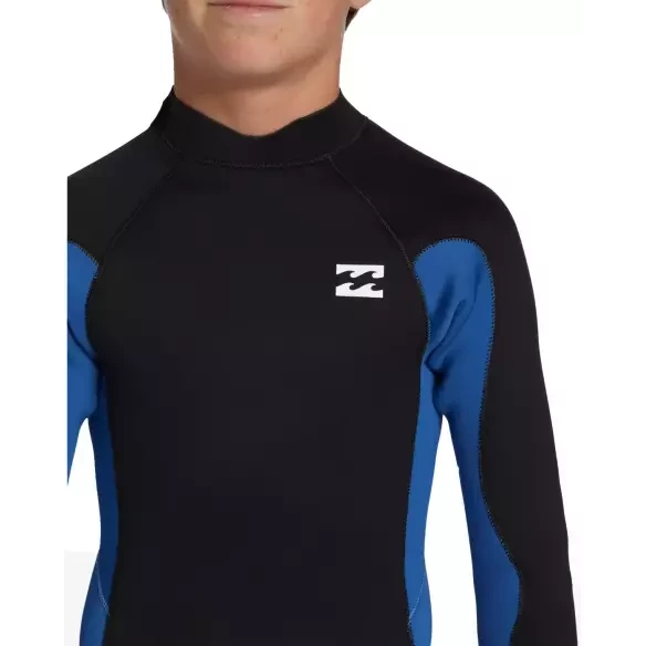 Pak wetsuit Billabong Foil 3/2mm BZ Flat Lock Junior Mid Blue